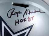 Roger Staubach/Tony Dorsett Signed Cowboys F/S Speed Helmet w/HOF-Beckett W Hologram *Black Image 3