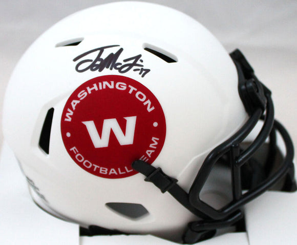 Terry McLaurin Signed Washington Football Team Lunar Speed Mini Helmet-Beckett W Hologram *Black Image 1