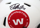 Terry McLaurin Signed Washington Football Team Lunar Speed Mini Helmet-Beckett W Hologram *Black Image 2