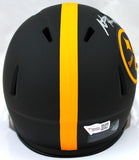 Najee Harris Autographed Pittsburgh Steelers Eclipse Speed Mini Helmet-Fanatics *Silver Image 3