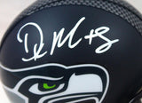 DK Metcalf Autographed Seattle Seahawks Mini Helmet-Beckett W Hologram *White Image 2