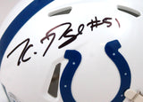Kwity Paye Autographed Colts Speed Mini Helmet #-Beckett W Hologram *Black Image 2