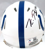 Kwity Paye Autographed Colts Speed Mini Helmet #-Beckett W Hologram *Black Image 3