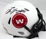 Chase Young Signed Washington Football Team Lunar Speed Mini Helmet-Fanatics *Black Image 1