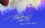 Adrian Peterson Signed Minnesota Vikings Framed 16x20 Stretched Canvas w/MVP-Beckett W Hologram *Silver Image 2