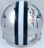 Roy Williams Autographed Dallas Cowboys Speed Mini Helmet w/Insc.-Beckett W Hologram *Black Image 4