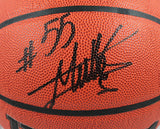 Dikembe Mutombo Autographed Official NBA Wilson Basketball-Beckett W Hologram *Black Image 2