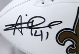 Alvin Kamara Autographed New Orleans Saints Logo Football-Beckett W Hologram *Black Image 2