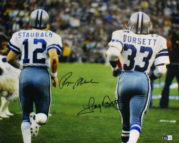 Bob Lilly Signed Dallas Cowboys 16x20 Close Up Photo w/Mr. Cowboy