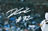 D'Andre Swift Autographed Detroit Lions 16x20 Leap FP Photo-Beckett W Hologram *White Image 2