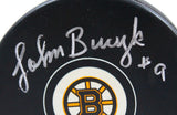John Bucyk HOF Autographed Boston Bruins Hockey Puck- JSA W Auth Image 2