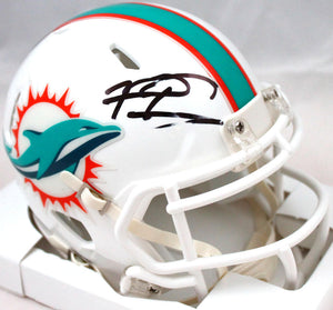 Tua Tagovailoa Autographed Miami Dolphins Speed Mini Helmet-Fanatics *Black Image 1