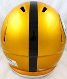 Najee Harris Autographed Pittsburgh Steelers F/S Flash Speed Helmet-Fanatics *Black Image 4