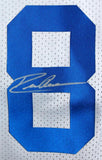 Roger Staubach/Drew Pearson Autographed White Pro Style Jersey-Beckett W Hologram *Silver Image 3