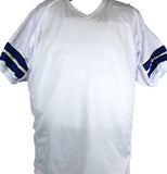 Roger Staubach/Drew Pearson Autographed White Pro Style Jersey-Beckett W Hologram *Silver Image 4