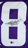 Adrian Peterson Autographed Purple Pro Style Jersey-Beckett W Hologram *Black Image 2