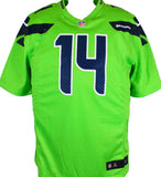 DK Metcalf Autographed Seattle Seahawks Neon Green Nike Game Jersey-Beckett W Hologram *Silver Image 3