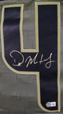 DK Metcalf Seattle Seahawks Autographed Nike Salute To Service Limited Player Jersey-Beckett W Hologram *Gold Image 2