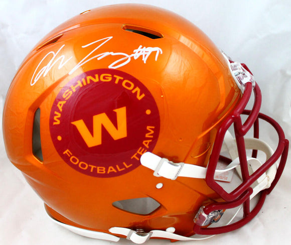 Chase Young Autographed Washington Football Team F/S Flash Speed Authentic Helmet-Fanatics *White Image 1