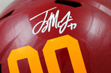 Terry McLaurin Autographed Washington Football Team F/S Speed Helmet-Beckett W Hologram *White Image 2
