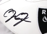 Josh Jacobs Autographed Las Vegas Raiders Logo Football-Beckett W Hologram *Black Image 2