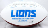 D'Andre Swift Autographed Detroit Lions Logo Football-Beckett W Hologram *Black Image 3