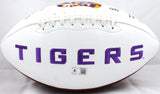 Devin White Autographed LSU Tigers Logo Football w/Insc.-Beckett W Hologram *Black Image 4