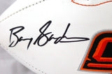 Barry Sanders Autographed Oklahoma State Logo Football w/Heisman-Beckett W Hologram *Black Image 2