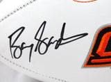 Barry Sanders Autographed Oklahoma State Logo Football-Beckett W Hologram *Black Image 2