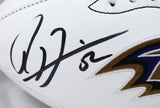Ray Lewis Autographed Baltimore Ravens Logo Football w/SB MVP-Beckett W Hologram *Black Image 2