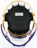 Devin White Autographed LSU Tigers F/S Speed Helmet w/2 Insc.-Beckett W Hologram *Black Image 7