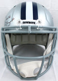 Ezekiel Elliott Autographed Dallas Cowboys F/S Speed Helmet-Beckett W Hologram *Black Image 3