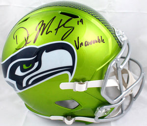 DK Metcalf Autographed Seattle Seahawks F/S Flash Speed Helmet w/Insc.-Beckett W Hologram *Black Image 1