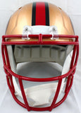Frank Gore/Patrick Willis Autographed F/S San Francisco 49ers 96-08 Speed Helmet-Beckett W Hologram *Black Image 3
