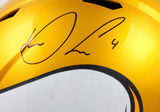 Dalvin Cook Autographed Minnesota Vikings F/S Flash Speed Helmet-Beckett W Hologram *Black Image 2