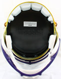 Dalvin Cook Autographed Minnesota Vikings F/S Flash Speed Helmet-Beckett W Hologram *Black Image 5