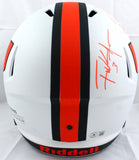 Ray Lewis/Frank Gore/Warren Sapp Autographed Miami Hurricanes F/S Lunar Speed Helmet-Beckett W Hologram *Orange Image 6