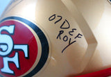 Patrick Willis Autographed F/S 96-08 San Francisco 49ers Speed Helmet w/3 Insc.-Beckett W Hologram *Black Image 3