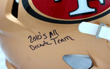 Patrick Willis Autographed F/S 96-08 San Francisco 49ers Speed Helmet w/3 Insc.-Beckett W Hologram *Black Image 4