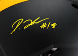 Claypool/Johnson/Harris Autographed Pittsburgh Steelers F/S Eclipse Speed Authentic Helmet-Beckett/Fanatics Image 2