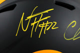 Claypool/Johnson/Harris Autographed Pittsburgh Steelers F/S Eclipse Speed Authentic Helmet-Beckett/Fanatics Image 3