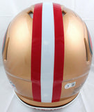 Frank Gore Autographed F/S San Francisco 49ers Speed Authentic Helmet-Beckett W Hologram *Black Image 4