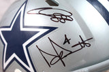 Lamb/Prescott/Elliott Signed Dallas Cowboys F/S Speed Authentic Helmet-Fanatics/BAW Hologram Image 2