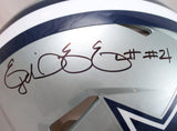 Lamb/Prescott/Elliott Signed Dallas Cowboys F/S Speed Authentic Helmet-Fanatics/BAW Hologram Image 3