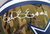 Lamb/Prescott/Elliott Signed Dallas Cowboys F/S Camo Speed Authentic Helmet-Fanatics/BAW Hologram Image 2