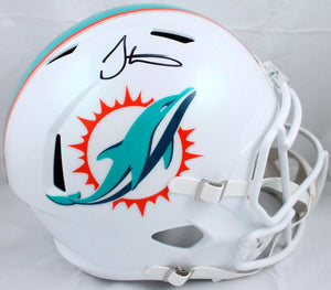 Tyreek Hill Autographed Miami Dolphins F/S Speed Helmet-Beckett W Hologram *Black Image 1