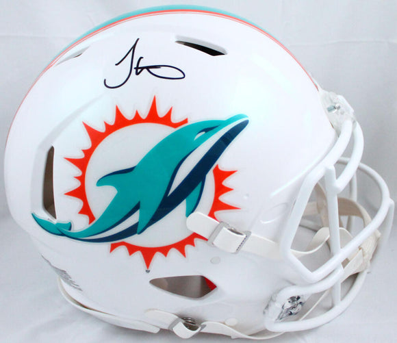 Tyreek Hill Autographed Miami Dolphins F/S Speed Authentic Helmet-Beckett W Hologram *Black Image 1