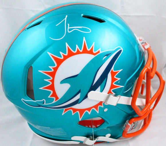 Tyreek Hill Autographed Miami Dolphins F/S Flash Speed Authentic Helmet-Beckett W Hologram *White Image 1