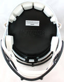 Alvin Kamara Autographed New Orleans Saints F/S Flat White Speed Helmet-Beckett W Hologram *Gold Image 5