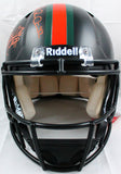 Sapp, Irvin, Johnson, Lewis, Gore Signed F/S Miami Hurricanes Black Speed Authentic Helmet-Beckett W Hologram/JSA W *Orange Image 7